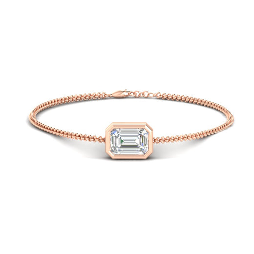 2-carat-emerald-cut-diamond-bezel-set-chain-bracelet-in-rose-gold-FDBRC11133EMANGLE2-2.00CT-NL-RG