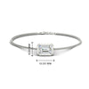 Load image into Gallery viewer, 2-carat-emerald-cut-diamond-bezel-set-chain-bracelet-in-white-gold-FD-BRC11133EMANGLE2-2.00CT-NL-WG-HW
