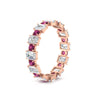Load image into Gallery viewer, 2 Carat Emerald And Round Cut Eternity Diamond Band