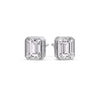 Load image into Gallery viewer, 2-carat-emerald-diamond-bezel-stud-earring-in-white-gold-FD-EAR10516EM-2.00CT-NL-WG.jpg?v=1764054158
