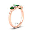 Load image into Gallery viewer, 2-carat-emerald-marquise-classic-wedding-band-5-stone-in-rose-gold-fdwb8008mqgemgrangle2-2.00ct-nl-rg-hw.jpg