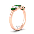Thumbnail 20 - 2-carat-emerald-marquise-classic-wedding-band-5-stone-in-rose-gold-fdwb8008mqgemgrangle2-2.00ct-nl-rg-hw.jpg