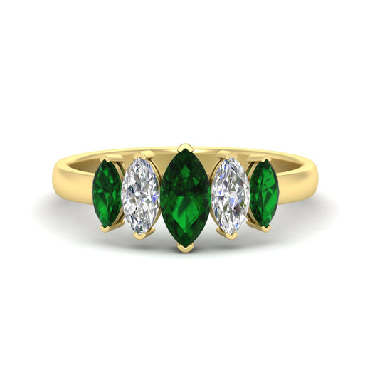 2-carat-emerald-marquise-classic-wedding-band-5-stone-in-yellow-gold-fdwb8008mqgemgrsleep-2.00ct-nl-yg.jpg
