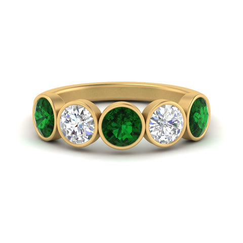 2-carat-five-round-emerald-bezel-set-wedding-ring-in-yellow-gold-FD10558B-0.40CTGEMGR-NL-YG.jpg?v=1757070526