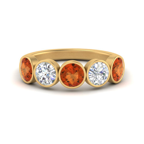 2-carat-five-round-orange-sapphire-bezel-set-wedding-ring-in-yellow-gold-FD10558B-0.40CTGSAOR-NL-YG.jpg?v=1757070525