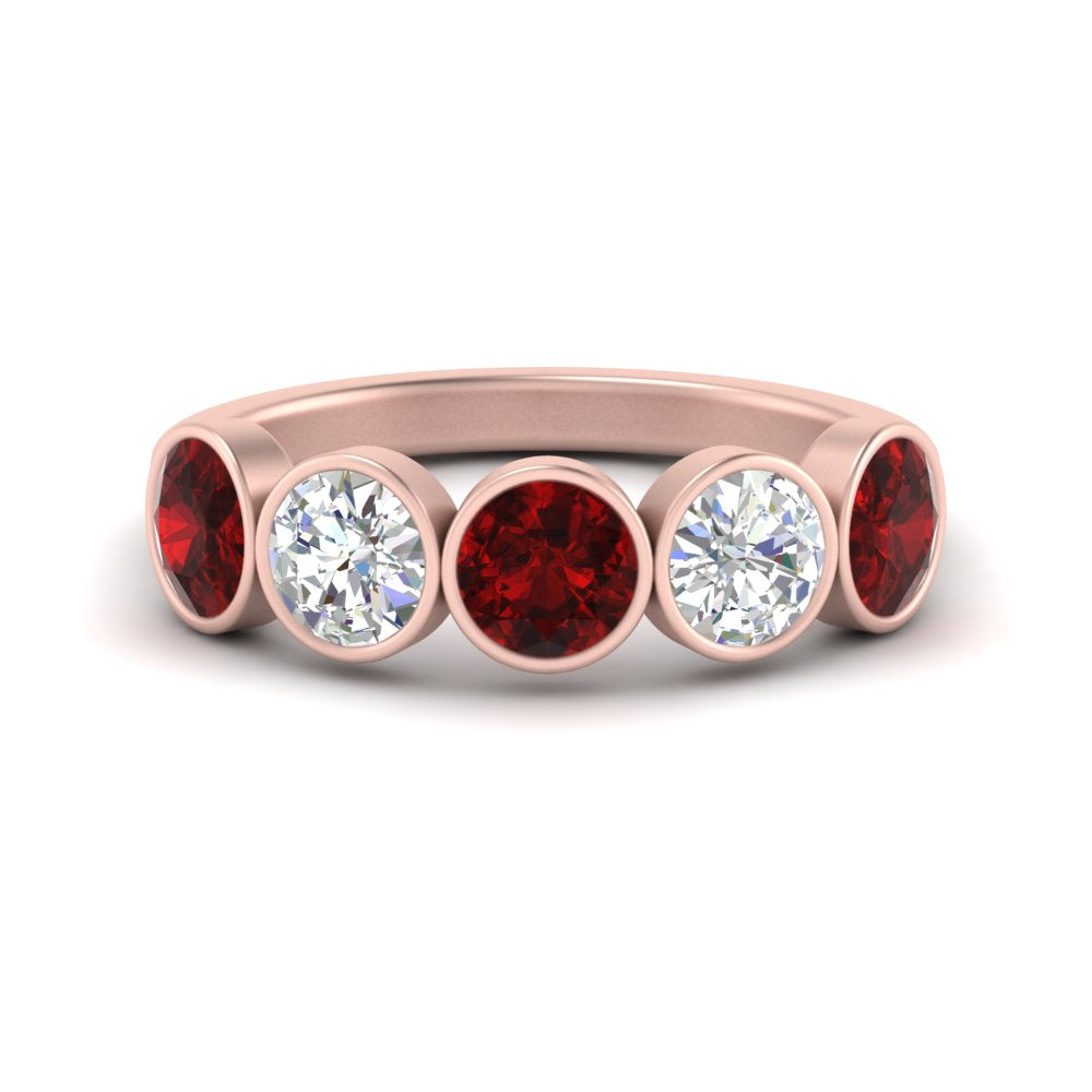 2-carat-five-round-ruby-bezel-set-wedding-ring-in-FD10558B-0.40CTGRUDR-NL-RG