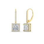 Load image into Gallery viewer, 2-carat-halo-diamond-lever-back-princess-cut-earrings-in-yellow-gold-FDEAR-11235PR-2.00CT-NL-YG.jpg
