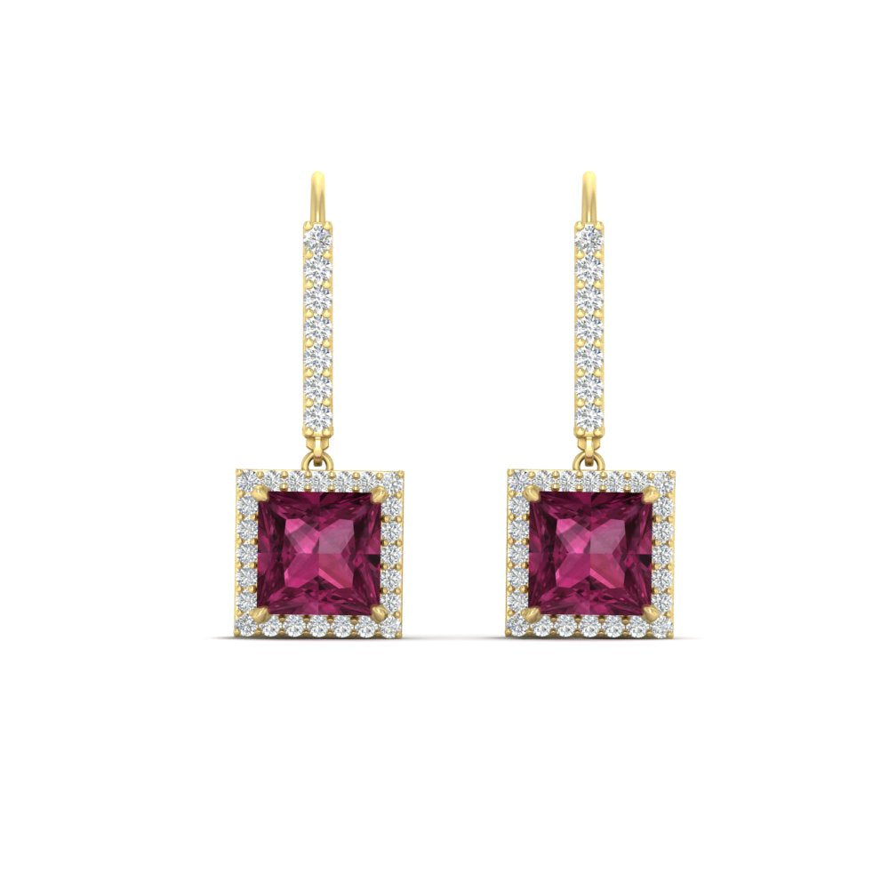 2-carat-halo-diamond-lever-back-princess-cut-earrings-with-pink-sapphire-in-yellow-gold-FDEAR-11235PRGSADRPI-2.00CT-NL-YG.jpg
