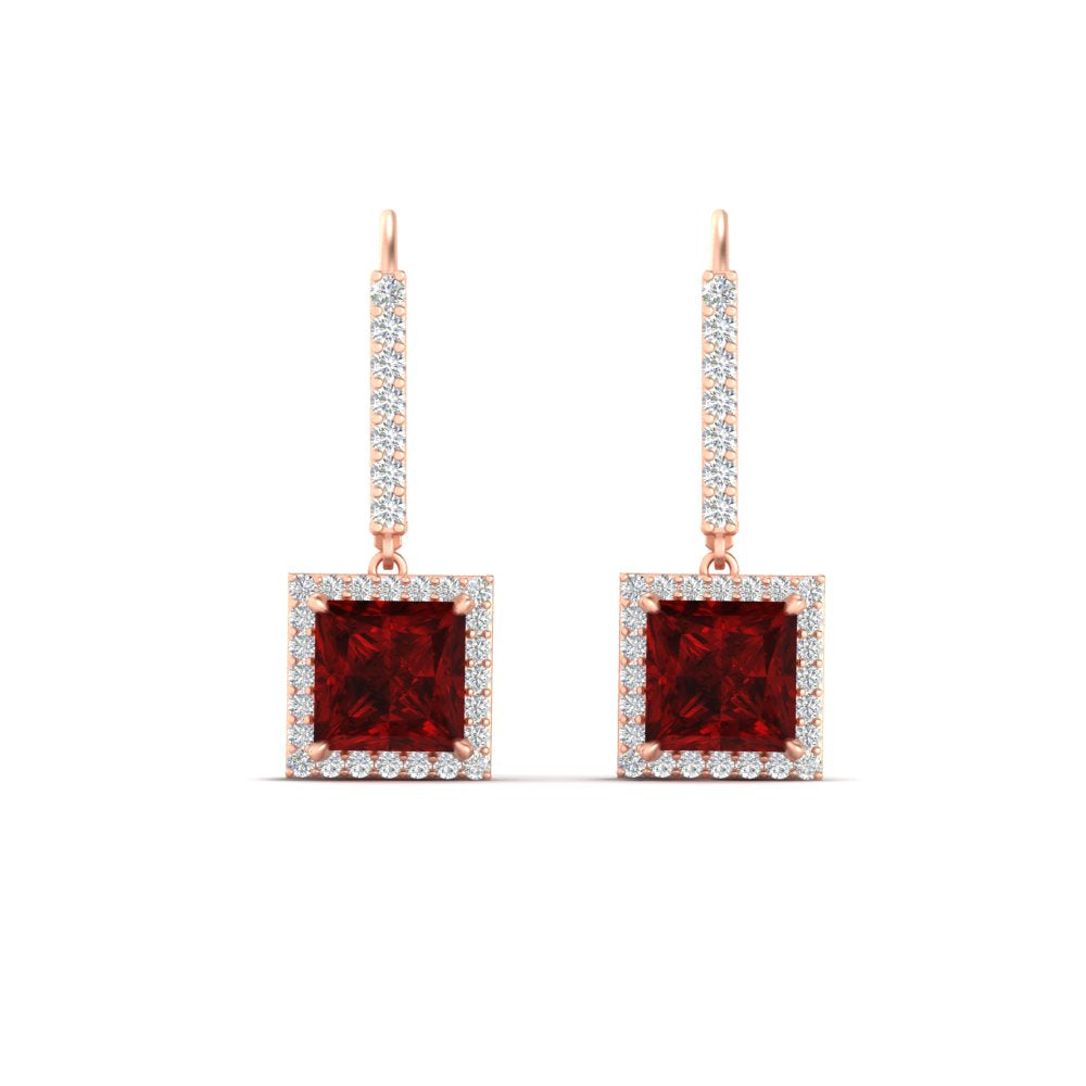 2-carat-halo-diamond-lever-back-princess-cut-earrings-with-ruby-in-rose-gold-FDEAR-11235PRGRUDR-2.00CT-NL-RG.jpg