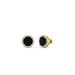 Load image into Gallery viewer, 2-carat-halo-eternity-black-diamond-stud-earrings-in-yellow-gold-FDEAR10985ROGBLACKANGLE1-2.00CT-NL-YG
