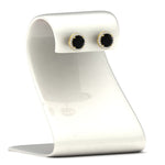 Load image into Gallery viewer, 2-carat-halo-eternity-black-diamond-stud-earrings-in-yellow-gold-FDEAR10985ROGBLACKANGLE1-2.00CT-NL-YG
