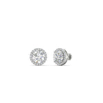 Load image into Gallery viewer, 2-carat-halo-eternity-diamond-stud-earrings-in-white-gold-FDEAR10985ROANGLE1-2.00CT-NL-WG
