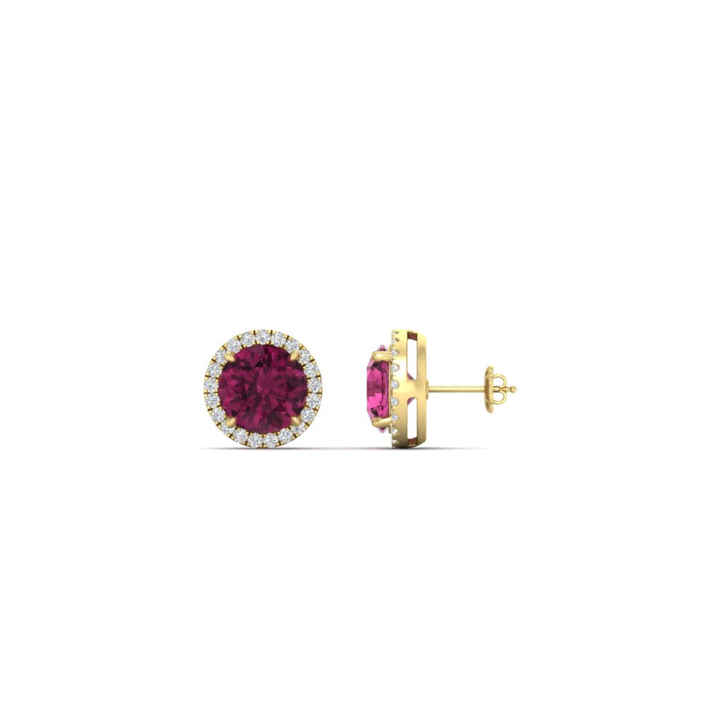 2-carat-halo-eternity-pink-sapphire-stud-earrings-in-yellow-gold-FDEAR10985ROGSADRPIANGLE1-2.00CT-NL-YG