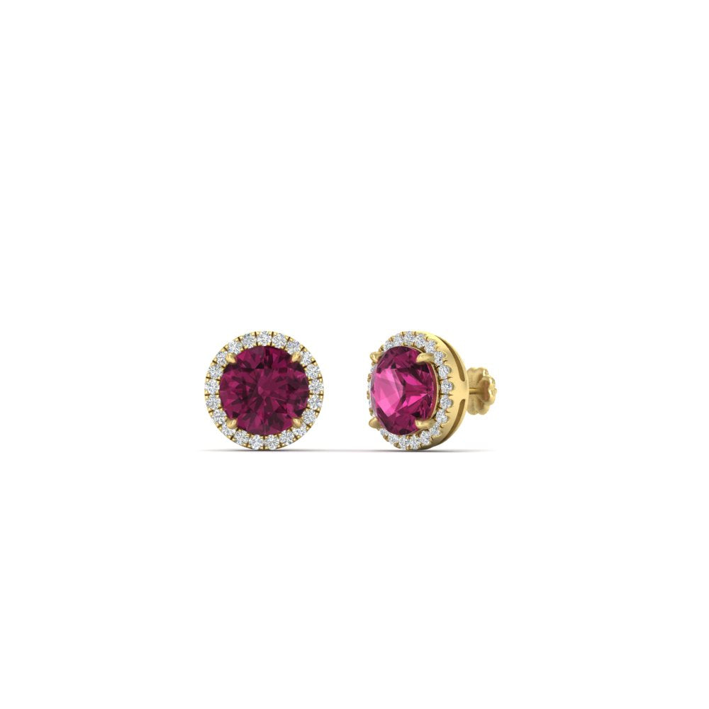 2-carat-halo-eternity-pink-sapphire-stud-earrings-in-yellow-gold-FDEAR10985ROGSADRPIANGLE1-2.00CT-NL-YG