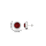 Load image into Gallery viewer, 2-carat-halo-eternity-ruby-stud-earrings-in-white-gold-FDEAR10985ROGRUDRANGLE1-2.00CT-NL-WG
