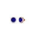 Thumbnail 16 - 2-carat-halo-eternity-sapphire-stud-earrings-in-rose-gold-FDEAR10985ROGSABLANGLE1-2.00CT-NL-RG