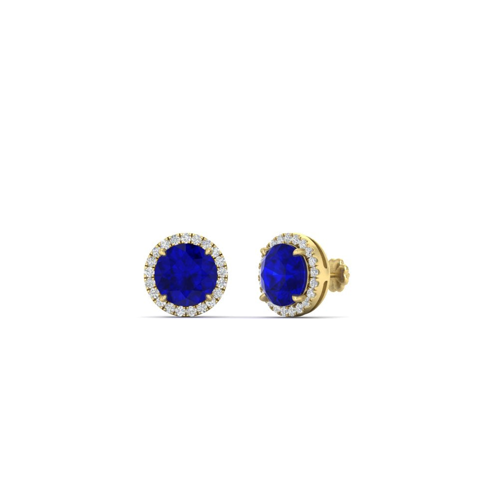 2-carat-halo-eternity-sapphire-stud-earrings-in-yellow-gold-FDEAR10985ROGSABLANGLE1-2.00CT-NL-YG