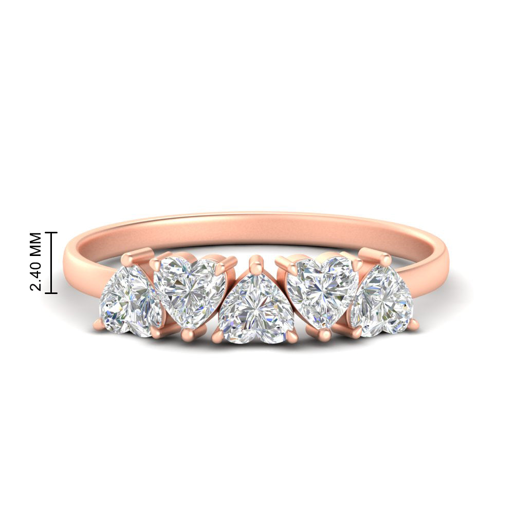 2-carat-heart-shape-diamond-wedding-band-in-rose-gold-FD9600HTB-2.00CT-NL-RG-HW