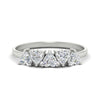 Load image into Gallery viewer, 2-carat-heart-shape-diamond-wedding-band-in-white-gold-FD9600HTB-2.00CT-NL-WG
