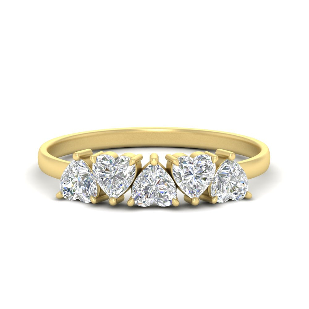 2-carat-heart-shape-diamond-wedding-band-in-yellow-gold-FD9600HTB-2.00CT-NL-YG