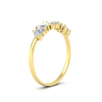 Load image into Gallery viewer, 2-carat-heart-shape-diamond-wedding-band-in-yellow-gold-FD9600HTBANGLE2-2.00CT-NL-YG