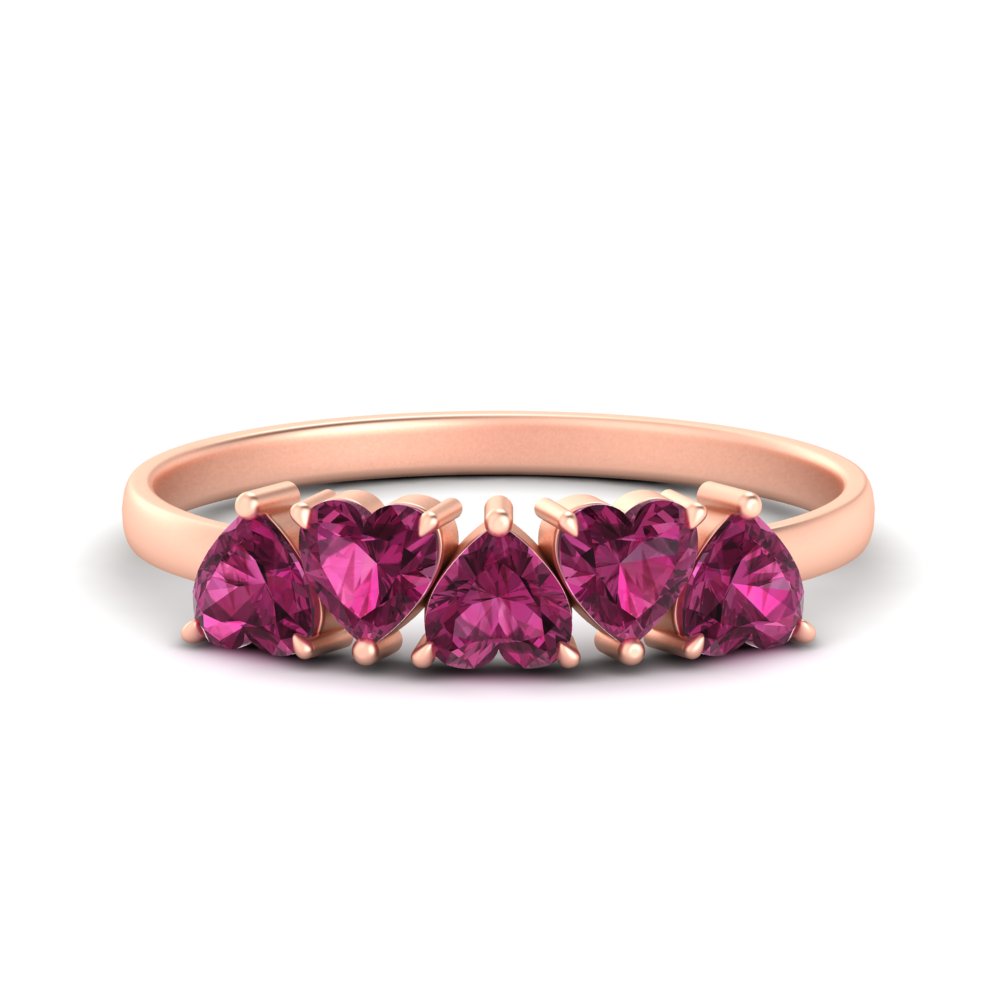 2-carat-heart-shape-pink-sapphire-wedding-band-in-rose-gold-FD9600HTBGSADRPI-2.00CT-NL-RG