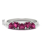 Load image into Gallery viewer, 2-carat-heart-shape-pink-sapphire-wedding-band-in-white-gold-FD9600HTBGSADRPI-2.00CT-NL-WG-HW