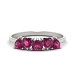 Load image into Gallery viewer, 2-carat-heart-shape-pink-sapphire-wedding-band-in-white-gold-FD9600HTBGSADRPI-2.00CT-NL-WG