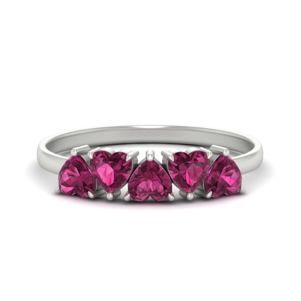 2-carat-heart-shape-pink-sapphire-wedding-band-in-white-gold-FD9600HTBGSADRPI-2.00CT-NL-WG
