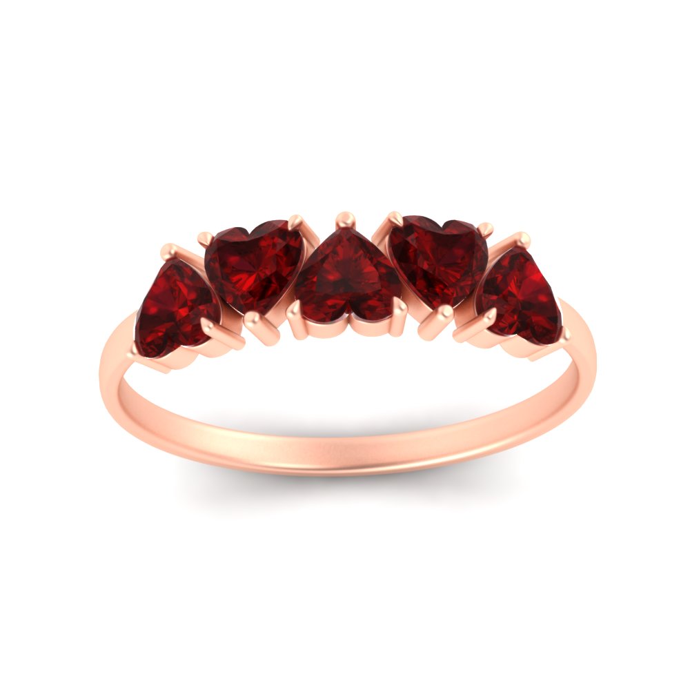 2-carat-heart-shape-ruby-wedding-band-in-rose-gold-FD9600HTBGRUDRANGLE5-2.00CT-NL-RG