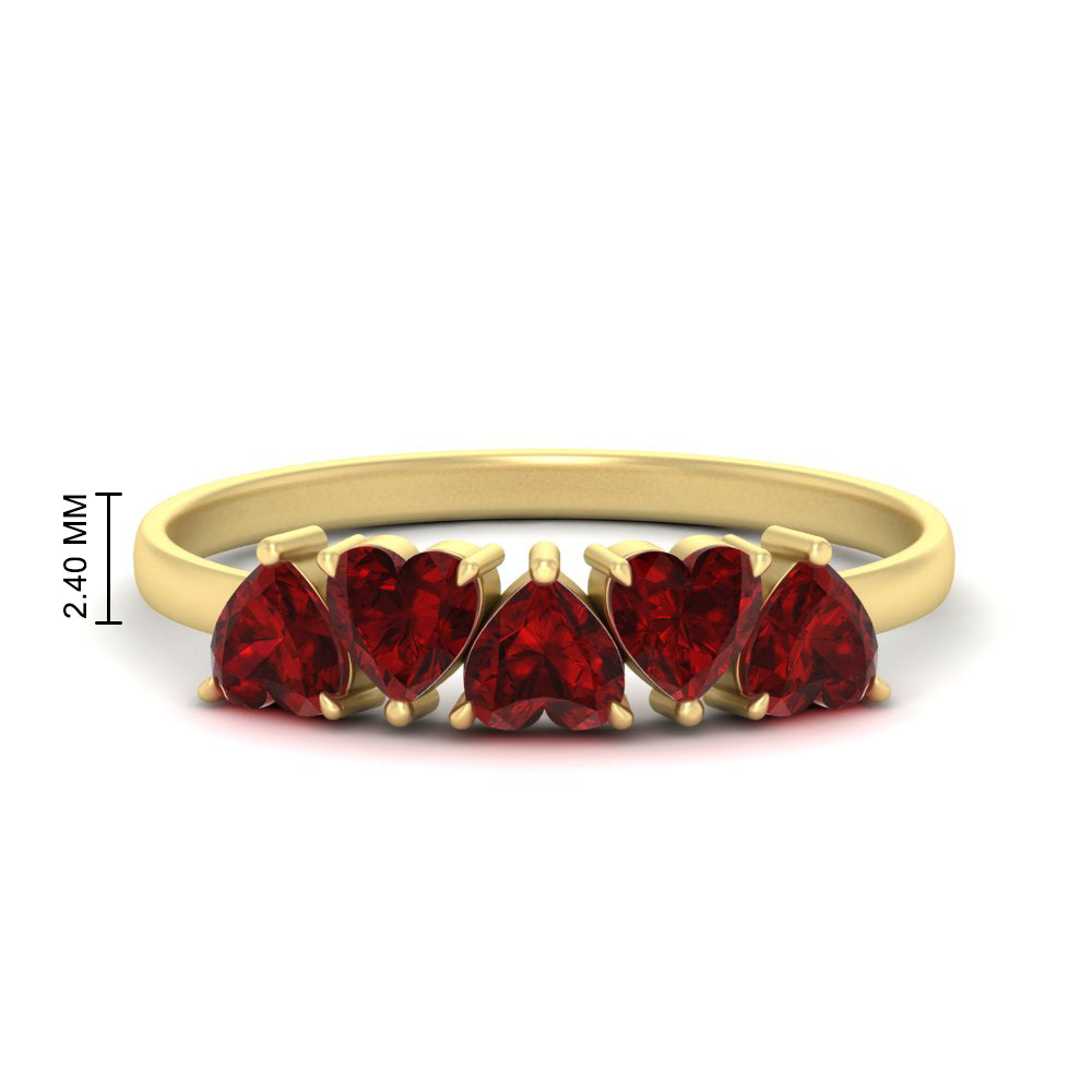 2-carat-heart-shape-ruby-wedding-band-in-yellow-gold-FD9600HTBGRUDR-2.00CT-NL-YG-HW