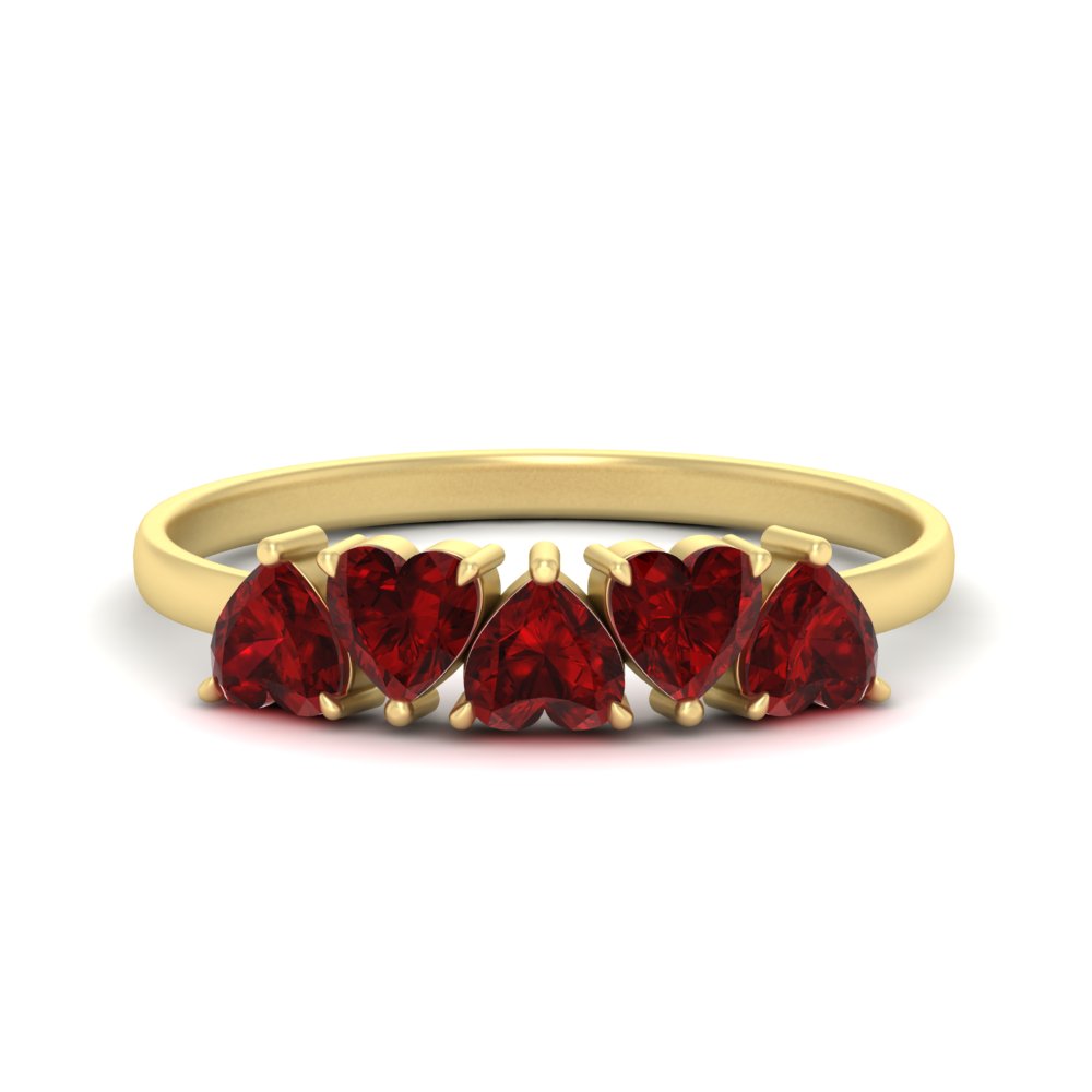 2-carat-heart-shape-ruby-wedding-band-in-yellow-gold-FD9600HTBGRUDR-2.00CT-NL-YG