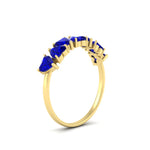 Load image into Gallery viewer, 2-carat-heart-shape-sapphire-anniversary-wedding-ring-in-yellow-gold-FD9600HTBGSABLANGLE2-2.00CT-NL-YG
