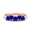 Load image into Gallery viewer, 2-carat-heart-shape-sapphire-wedding-band-in-rose-gold-FD9600HTBGSABL-2.00CT-NL-RG