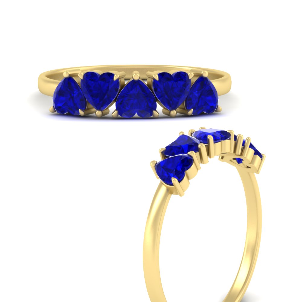 2-carat-heart-shape-sapphire-wedding-band-in-yellow-gold-FD9600HTBGSABLANGLE3-2.00CT-NL-YG