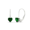 Load image into Gallery viewer, 2-carat-heart-shaped-emerald-studs-earrings-in-white-gold-FDEAR9225HTGEMGR-2.00 CT-NL-WG