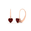Load image into Gallery viewer, 2-carat-heart-shaped-ruby-studs-earrings-in-rose-gold-FDEAR9225HTGRUDR-2.00 CT-NL-RG
