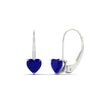 Load image into Gallery viewer, 2-carat-heart-shaped-sapphire-studs-earrings-in-white-gold-FDEAR9225HTGSABL-2.00 CT-NL-WG