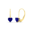 Load image into Gallery viewer, 2-carat-heart-shaped-sapphire-studs-earrings-in-yellow-gold-FDEAR9225HTGSABL-2.00 CT-NL-YG