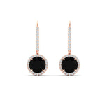 Load image into Gallery viewer, 2-carat-lever-back-round-diamond-dangle-earrings-with-black-diamond-in-rose-gold-FDEAR11235ROGBLACK-2.00-CT-NL-RG.jpg

