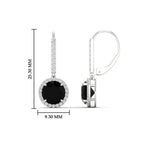 Load image into Gallery viewer, 2-carat-lever-back-round-diamond-dangle-earrings-with-black-diamond-in-white-gold-FDEAR11235ROGBLACK-2.00-CT-NL-WG.jpg
