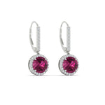 Load image into Gallery viewer, 2-carat-lever-back-round-diamond-dangle-earrings-with-pink-sapphire-in-white-gold-FDEAR11235ROGSADRPI-2.00-CT-NL-WG.jpg
