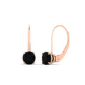 Thumbnail 70 - 2-carat-lever-back-solitaire-black-diamond-round-earrings-in-rose-gold-FDEAR9225ROGBLACK-2.00CT-NL-RG