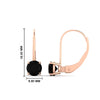 Load image into Gallery viewer, 2-carat-lever-back-solitaire-black-diamond-round-earrings-in-rose-gold-FDEAR9225ROGBLACK-2.00CT-NL-RG