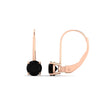 Load image into Gallery viewer, 2-carat-lever-back-solitaire-black-diamond-round-earrings-in-rose-gold-FDEAR9225ROGBLACK-2.00CT-NL-RG