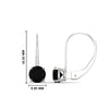 Load image into Gallery viewer, 2-carat-lever-back-solitaire-black-diamond-round-earrings-in-white-gold-FDEAR9225ROGBLACK-2.00CT-NL-WG