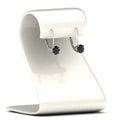 Thumbnail 100 - 2-carat-lever-back-solitaire-black-diamond-round-earrings-in-white-gold-FDEAR9225ROGBLACK-2.00CT-NL-WG