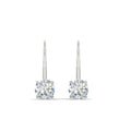 Thumbnail 7 - 2-carat-lever-back-solitaire-diamond-round-earrings-in-white-gold-FDEAR9225RO-2.00CT-NL-WG