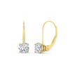 Load image into Gallery viewer, 2-carat-lever-back-solitaire-diamond-round-earrings-in-yellow-gold-FDEAR9225RO-2.00CT-NL-YG
