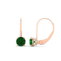 Thumbnail 61 - 2-carat-lever-back-solitaire-emerald-round-earrings-in-rose-gold-FDEAR9225ROGEMGR-2.00CT-NL-RG